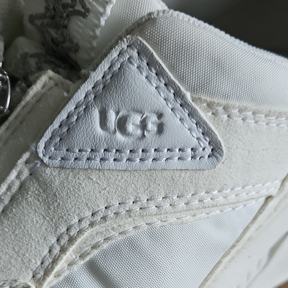 UGG CA805 Women's White/Cream Zip Sneakers - Picture 5 of 16